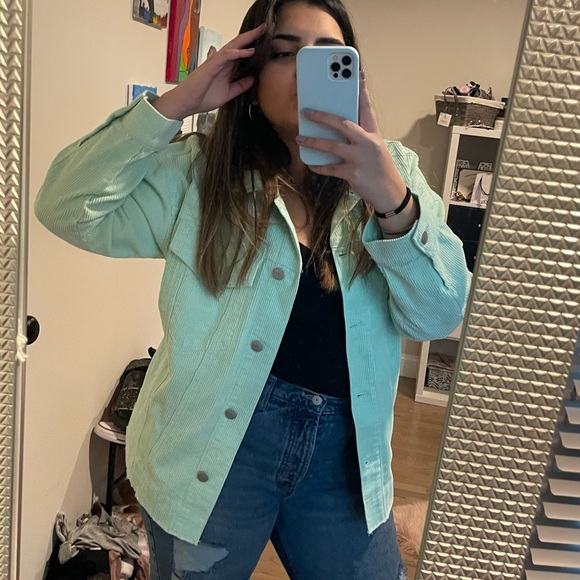 Francesca's sherpa lined jacket - Picture 2 of 3